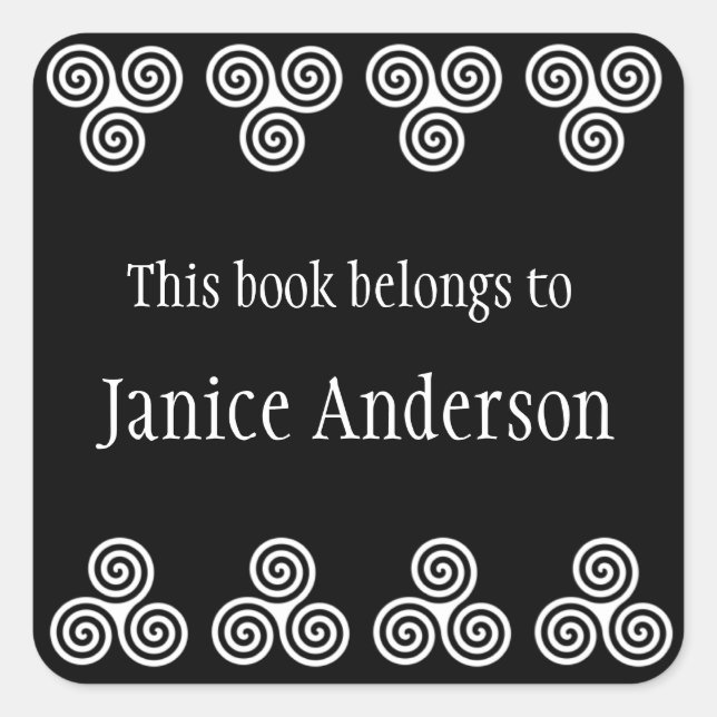 Pegatina de la placa de biblioteca de diseño de es (Anverso)