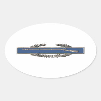 Pegatina de la placa de infantería de combate