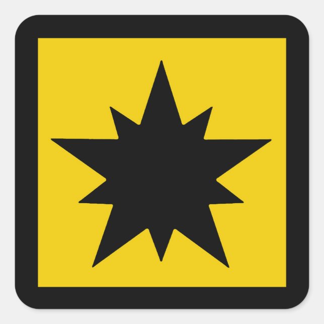 Pegatina de la placa de población de SCA Ansteorra (Anverso)