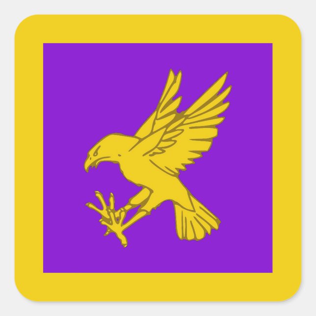 Pegatina de la placa de población de SCA Calontir (Anverso)