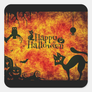 Pegatina de la Plaza de Críticos de Halloween