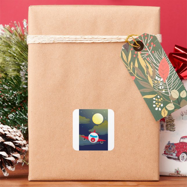 Pegatina De La Plaza De La Luna Y El Avión (Subido por el creador)