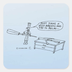 Pegatina de la Plaza de la Respiración Profunda