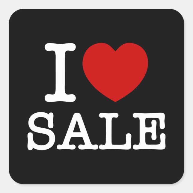 Pegatina DE LA PLAZA DE VENTA EN EL CORAZÓN (Anverso)