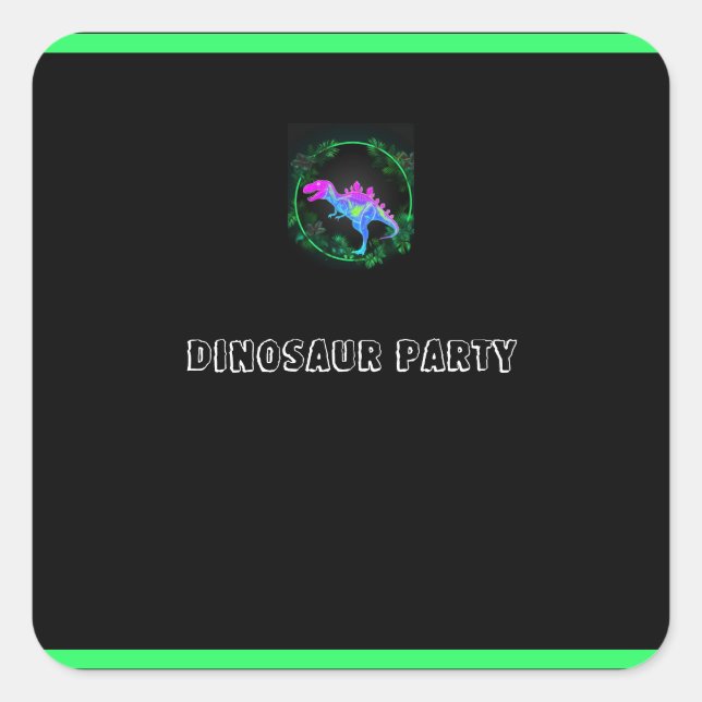 Pegatina de la Plaza del Aniversario de la Fiesta  (Anverso)