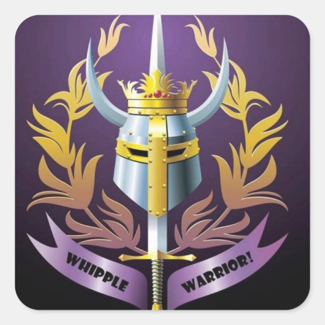 Pegatina de la Plaza del Guerrero del Amor (Anverso)