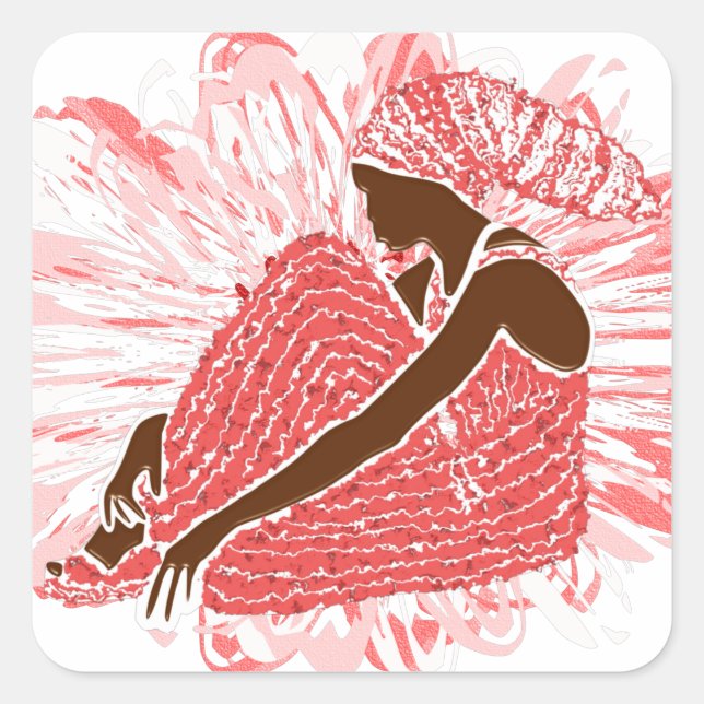 Pegatina de la Plaza del Patrimonio AFRICANO (Anverso)