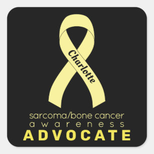 Pegatina de la plaza negra, defensor del cáncer de