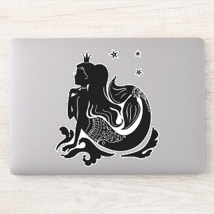 Pegatina de la princesa sirena