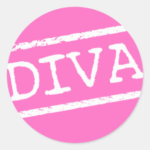 pegatina DE LA RONDA CLÁSICA "DIVA"