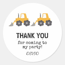 Pegatina de la Ronda de Cumpleaños del Camión de C