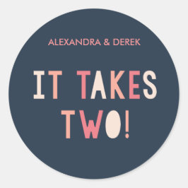 Pegatina de la ronda de esfuerzo conjunto // Armad