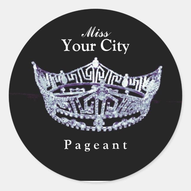 Pegatina de la ronda de la corona al estilo Person (Anverso)