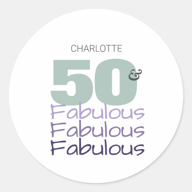 Pegatina de la Ronda de la Fiesta del Cumpleaños d (Anverso)