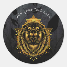 Pegatina de la Ronda de Leones Cósmicos