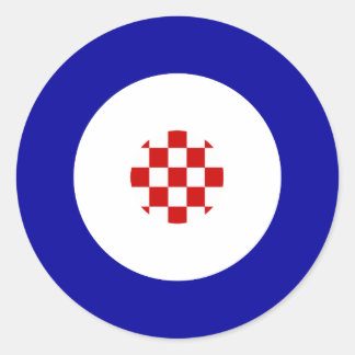 Pegatina de la Ronda de Mod de Croacia
