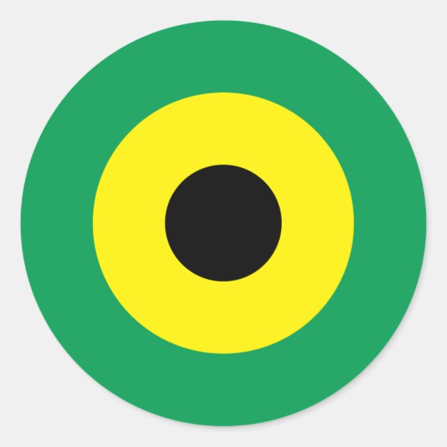 Pegatina de la Ronda de Mod de Jamaica 2 (Anverso)