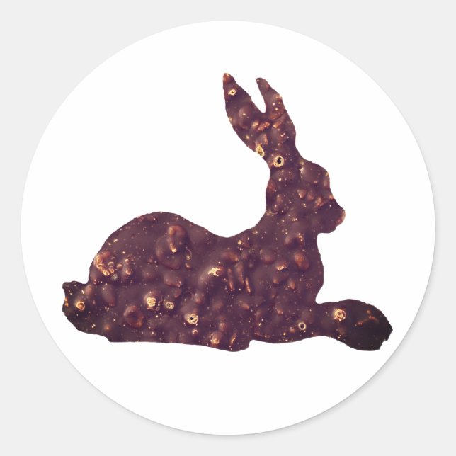 Pegatina de la Ronda de Pascua, chocolate marrón (Anverso)