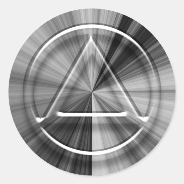 Pegatina de la Sobriedad de Recuperación de la Que (Anverso)