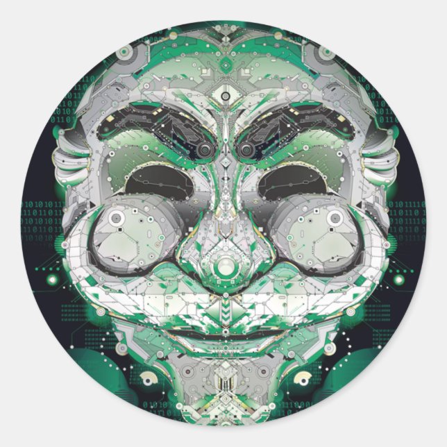 Pegatina de la sociedad, brillante (Anverso)