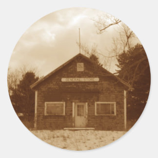 Pegatina de la tienda general antigua