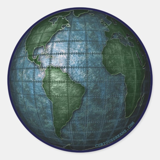 Pegatina de la Tierra Plantado de Hierro (Anverso)