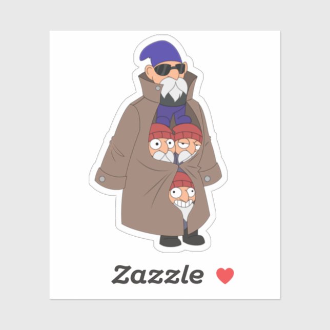 Pegatina de la Torre Dwarf (Hoja)