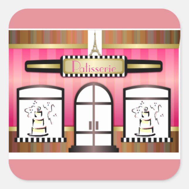 Pegatina de la Torre Eiffel de París (Anverso)