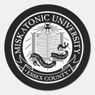 Pegatina de la Universidad Miskatonic