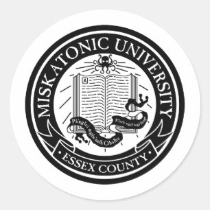 Pegatina de la Universidad Miskatonic