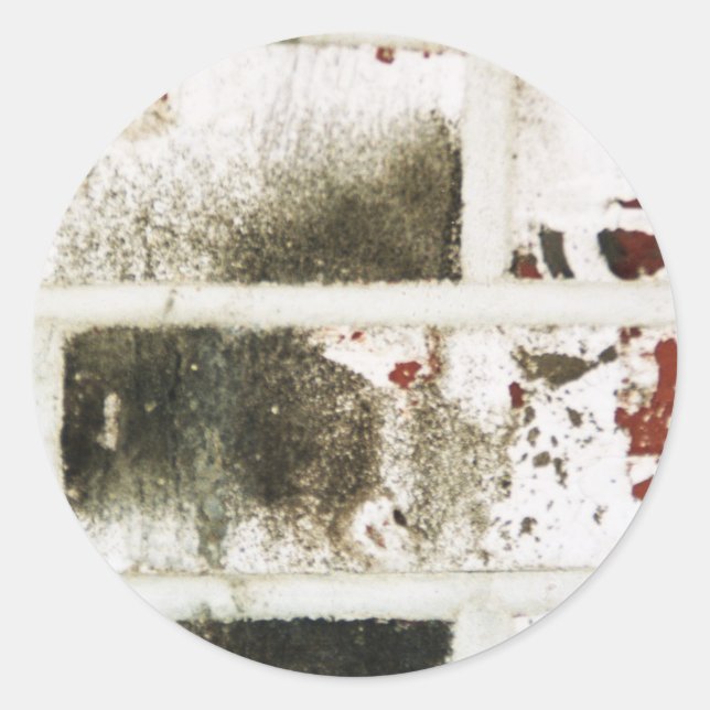 pegatina de ladrillos blancos (Anverso)