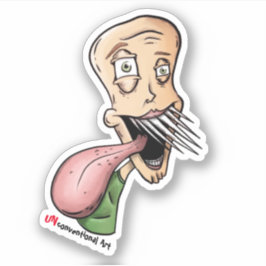 Pegatina de Larry de semicírculo