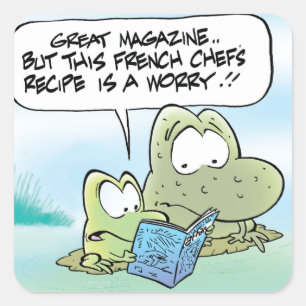 Pegatina de las ancas de ranas del pantano