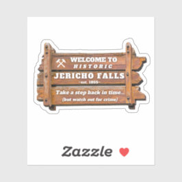 Pegatina de las cataratas de Jericho