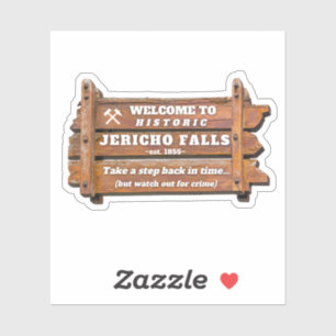 Pegatina de las cataratas de Jericho