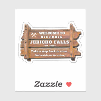 Pegatina de las cataratas de Jericho