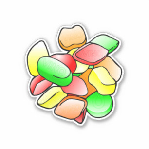 Pegatina de las gomas de vino