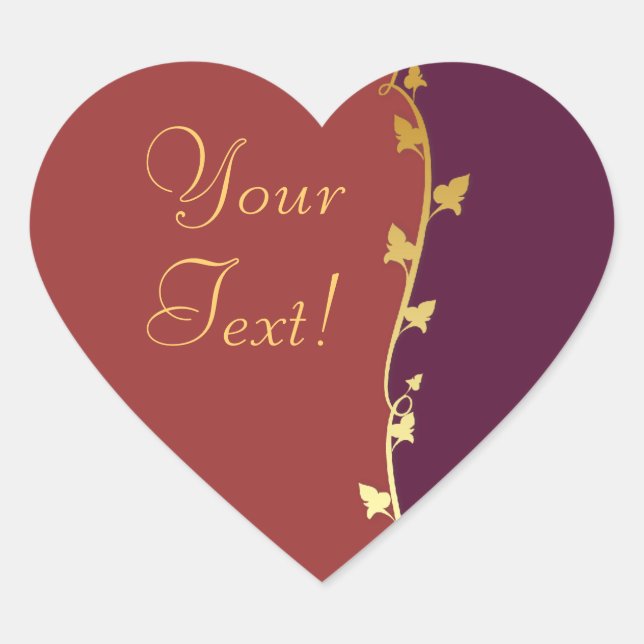 Pegatina de las hojas doradas (Anverso)