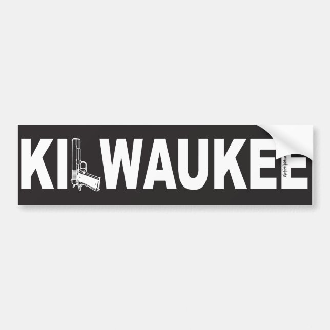 Pegatina de las industrias de Kilwaukee Elefent (Frente)