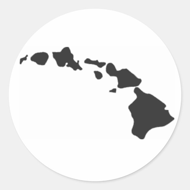 Pegatina de las Islas Hawái (Anverso)