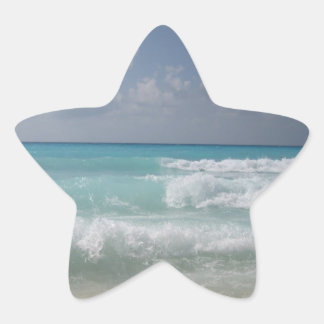 Pegatina de las olas de Cancún