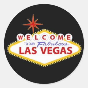 Pegatina de Las Vegas - ¡Personaliza tu propio!