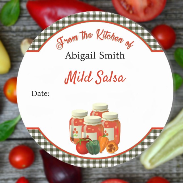 Pegatina de lata Salsa Veggies (Subido por el creador)