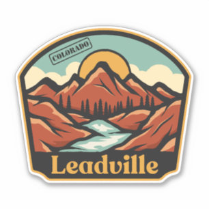 Pegatina de Leadville, Colorado