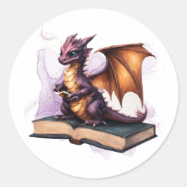 Pegatina de lector de dragones
