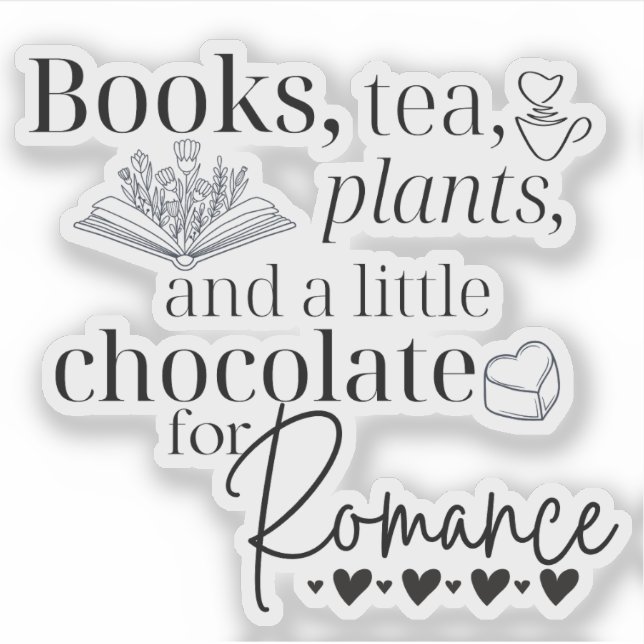 Pegatina de lectura del libro Lover Bookworm (Anverso)