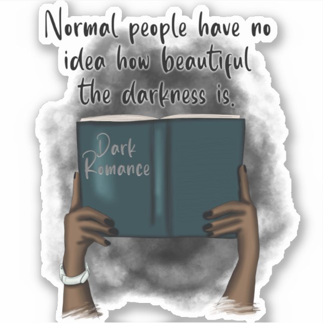 Pegatina de lectura, librero, regalo para el amant (Anverso)