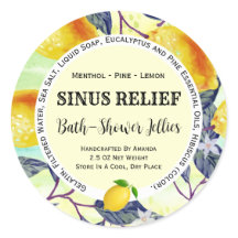 Pegatina de Lemons de Bath de fabricación casera