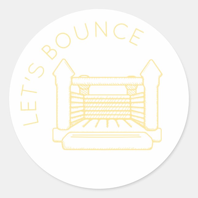 Pegatina de Lennon Bounding House (Anverso)
