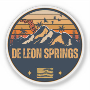 Pegatina De Leon Springs, Florida
